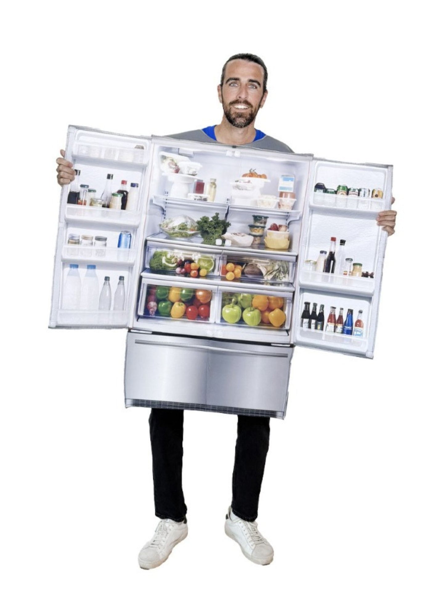 Ronderf | Kühlschrank Kostüm Unisex | Lustiger Jumpsuit für Halloween