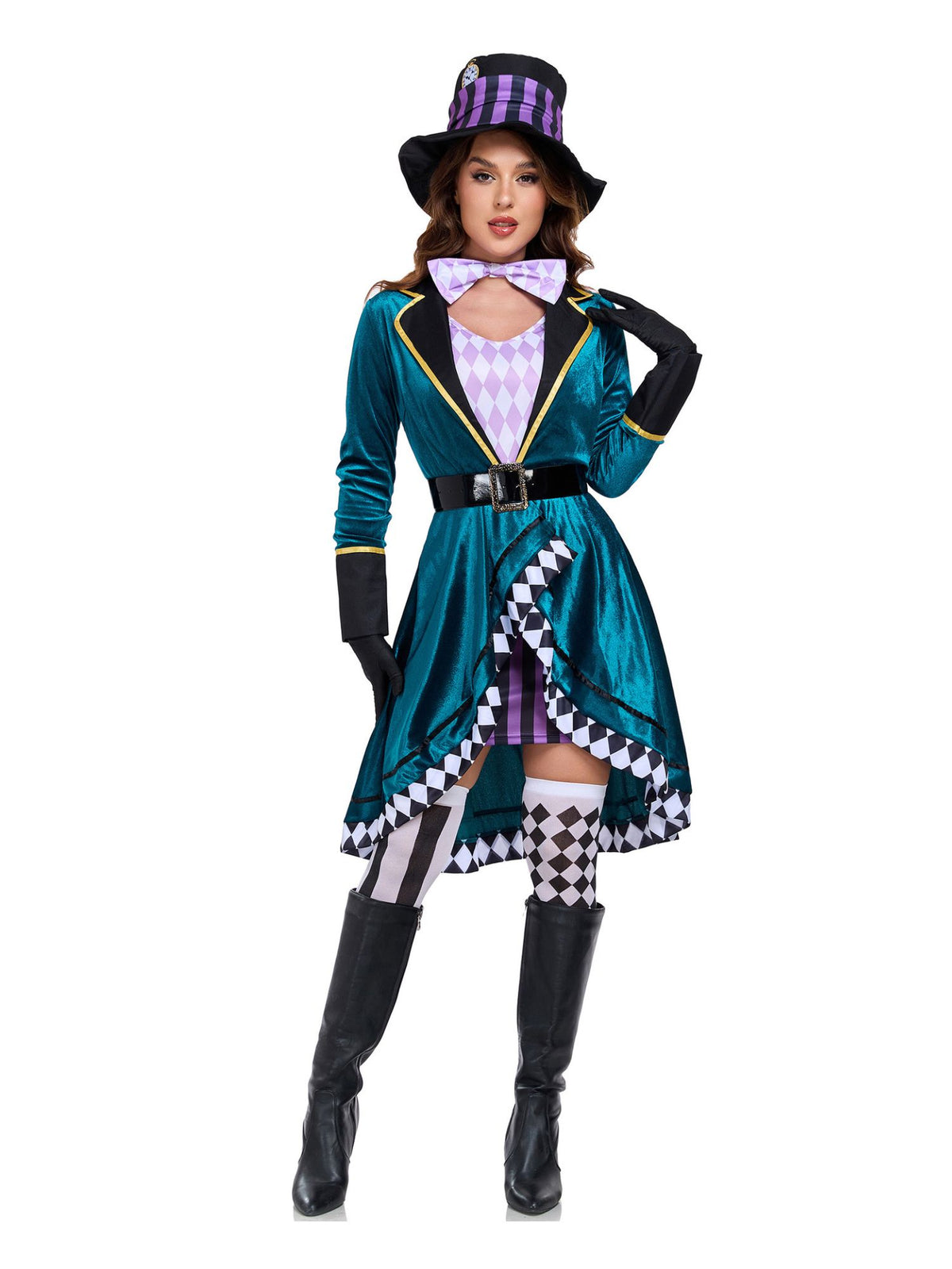 Ronderf | Zirkus Magierin Kostüm für Frauen | Elegantes Show-Design