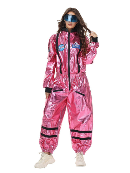 Ronderf | Frauen Astronauten Kostüm | Space Jumpsuit mit Visier