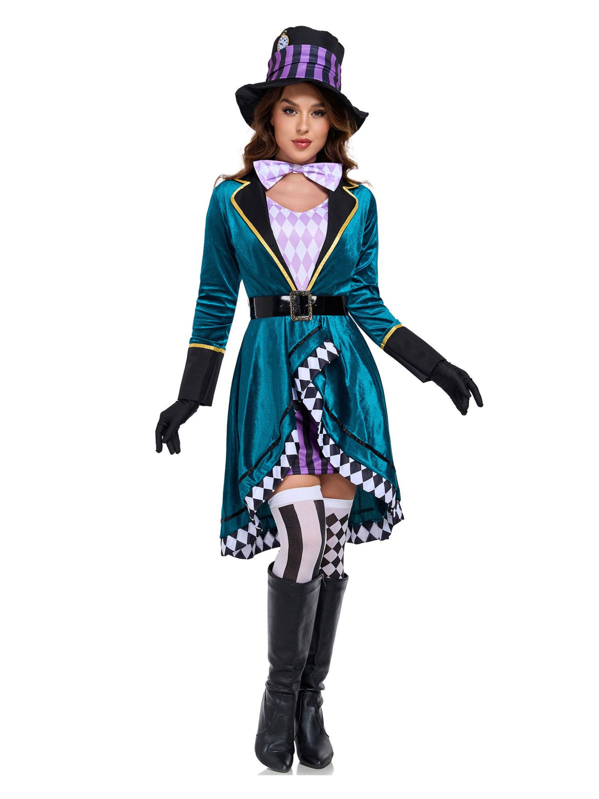 Ronderf | Zirkus Magierin Kostüm für Frauen | Elegantes Show-Design