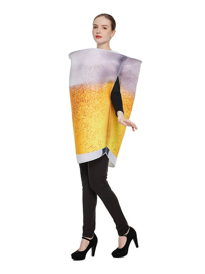 Ronderf | Bierflaschen Kostüm Unisex | Lustiger Jumpsuit