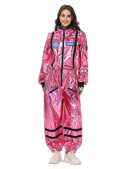 Ronderf | Frauen Astronauten Kostüm | Space Jumpsuit mit Visier
