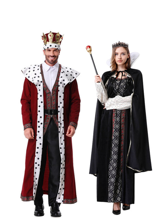 Ronderf | König & Königin Paar Kostüm | Europäischer Hofstil